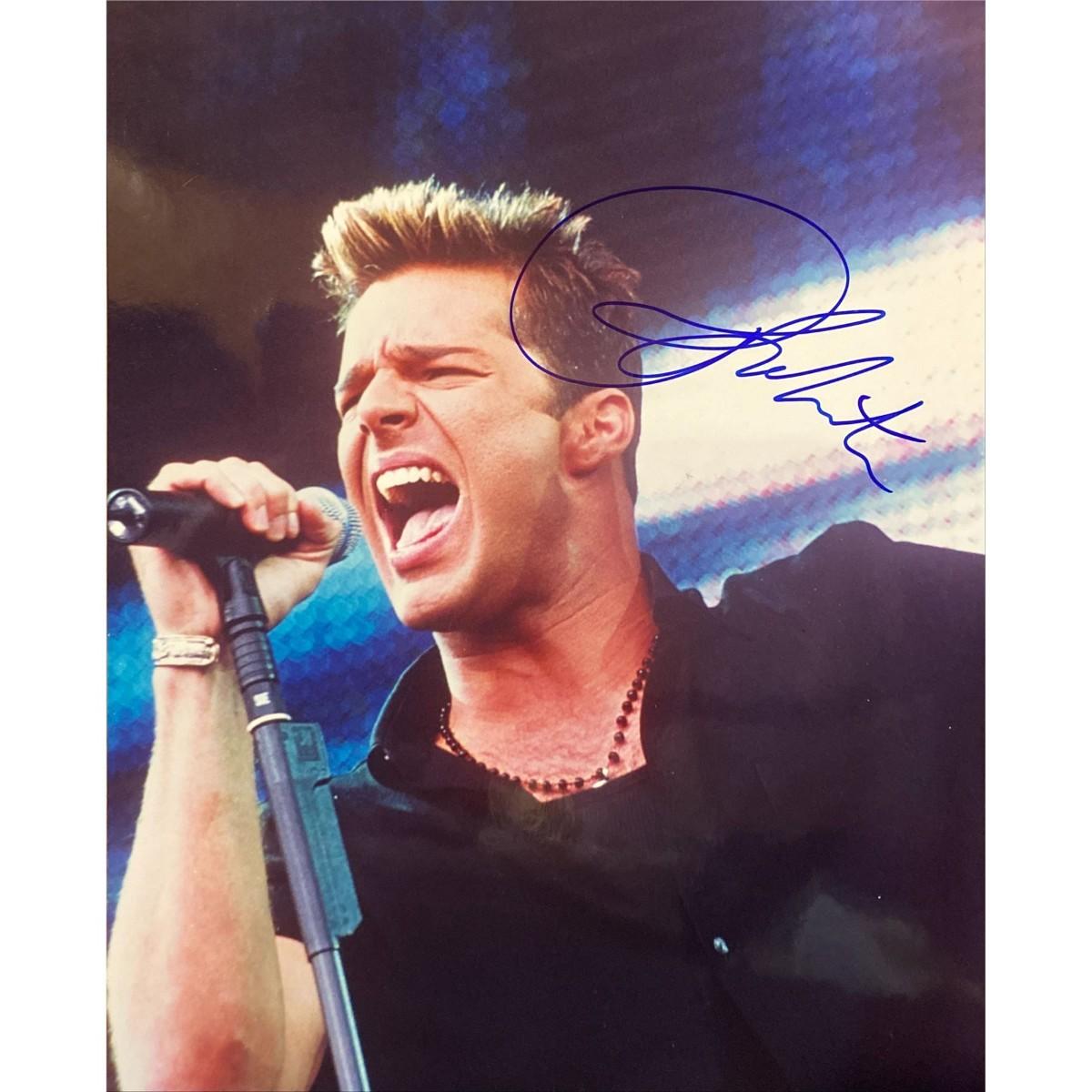 Ricky Martin signed photo | EstateSales.org