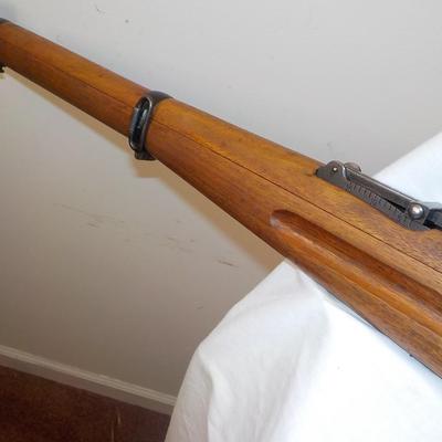 Swiss M1911 Carbine/Schnidt-Rubin 7.54x55 rifle, WW2- est. $800 to $1400.