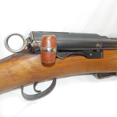 Swiss M1911 Carbine/Schnidt-Rubin 7.54x55 rifle, WW2- est. $800 to $1400.