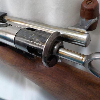 Swiss M1911 Carbine/Schnidt-Rubin 7.54x55 rifle, WW2- est. $800 to $1400.