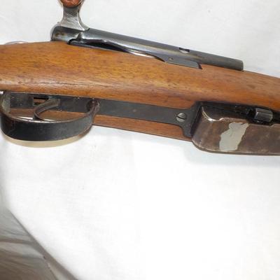 Swiss M1911 Carbine/Schnidt-Rubin 7.54x55 rifle, WW2- est. $800 to $1400.