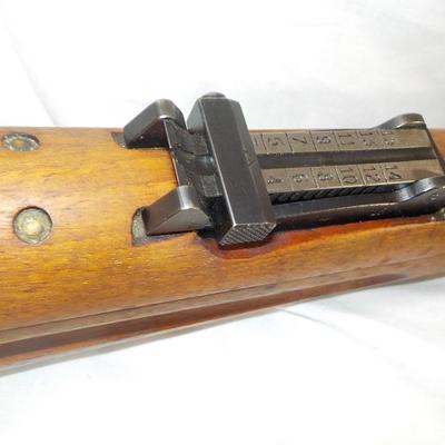 Swiss M1911 Carbine/Schnidt-Rubin 7.54x55 rifle, WW2- est. $800 to $1400.