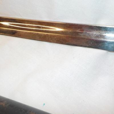 Original WW2 German Army M1890 NCO Sword and scabbard. est . $200 to $800.