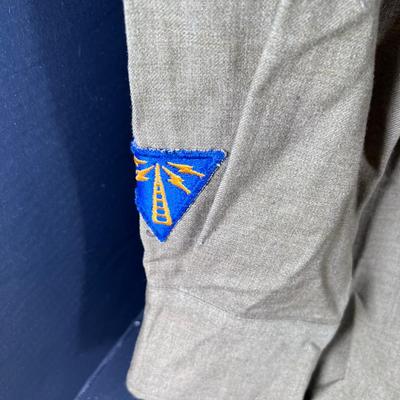 WW1 Wool radio operator uniform shirt Wool Gloves, Roll Wool bandage artillery