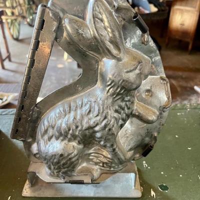 Antique Rabbit Chocolate Mold