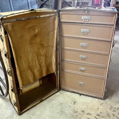 Antique Steamer Trunk