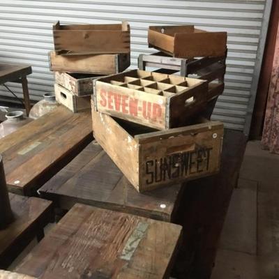 Vintage Soda Crates