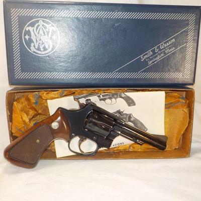 Smith and Wesson Model 34-1, 22 cal. double action. est. $500 to $700.00.