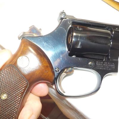 Smith and Wesson Model 34-1, 22 cal. double action. est. $500 to $700.00.