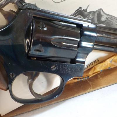 Smith and Wesson Model 34-1, 22 cal. double action. est. $500 to $700.00.