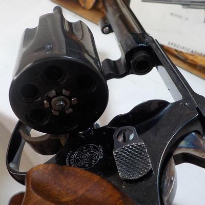 Smith and Wesson Model 34-1, 22 cal. double action. est. $500 to $700.00.