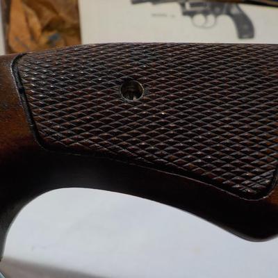 Smith and Wesson Model 34-1, 22 cal. double action. est. $500 to $700.00.
