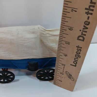 CAST IRON TOY, ''Wild West'' covered wagon