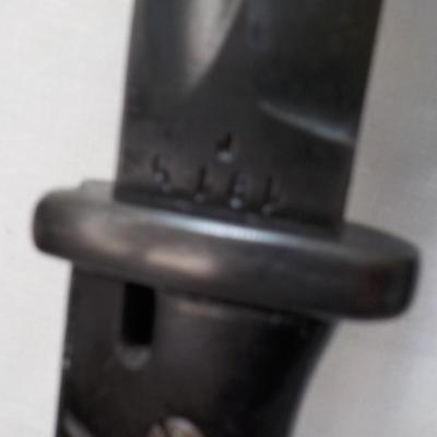 K98 German mauser bayonet.., scabbard and frog. est. $150 to $250
