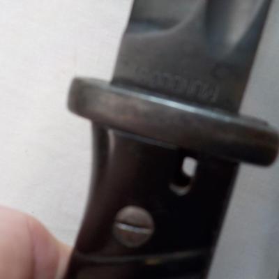 K98 German mauser bayonet.., scabbard and frog. est. $150 to $250