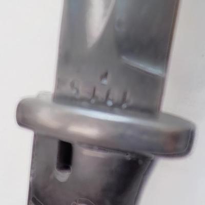K98 German mauser bayonet.., scabbard and frog. est. $150 to $250