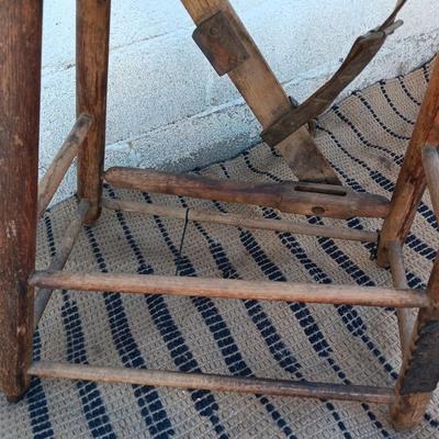 Antique Saddle Makers Bench "stitching pony"
