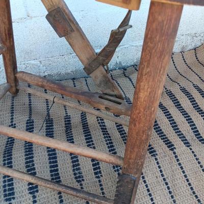 Antique Saddle Makers Bench "stitching pony"