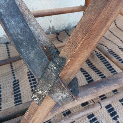 Antique Saddle Makers Bench "stitching pony"