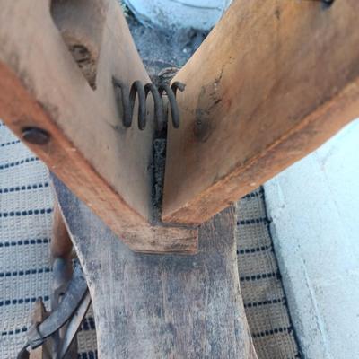 Antique Saddle Makers Bench "stitching pony"