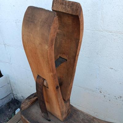 Antique Saddle Makers Bench "stitching pony"