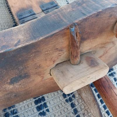 Antique Saddle Makers Bench "stitching pony"