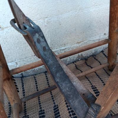 Antique Saddle Makers Bench "stitching pony"