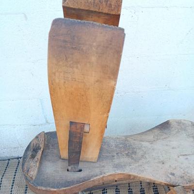 Antique Saddle Makers Bench "stitching pony"