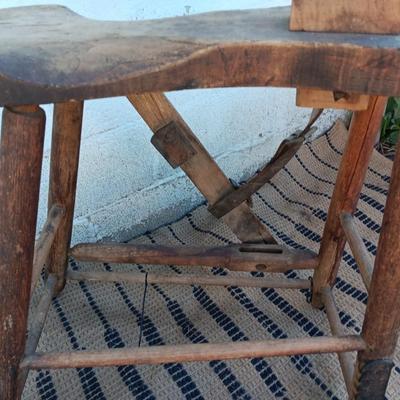 Antique Saddle Makers Bench "stitching pony"