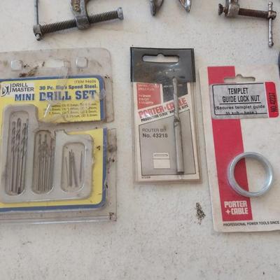 DRILL AND SCREWDRIVER BITS, ALLEN WRENCHES, C-CLAMPS AND MORE