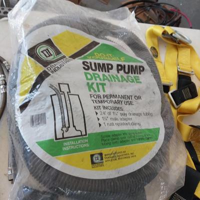 MILLER HARNESS, SUMP PUMP DRAINAGE KIT AND FAUCET SUPPLY HOSES