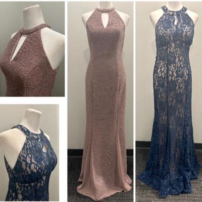 Holidays Are Upon Us. Do You Have Something Sparkly? Blush/champagne Evening Gown Size 6