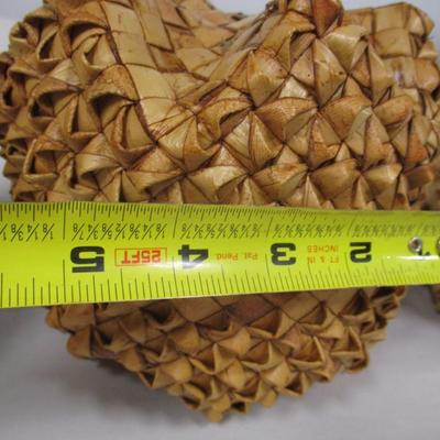 Vintage Hawaiian Lauhala Porcupine Nesting Baskets