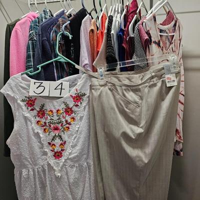 Lot of women's shirts, jackets