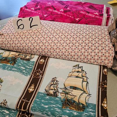 Ships fabric by Waverly 4 1/2 yds