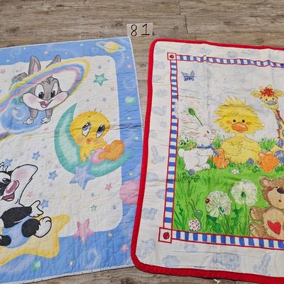 Kid quilts approx 42 X 32