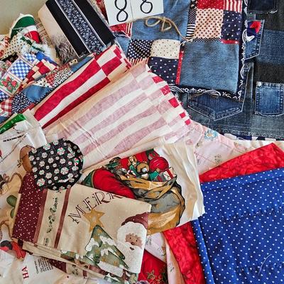 Quilted fabric assortment 