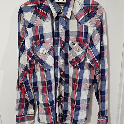 Wrangler flannel 16 1/2 X 36