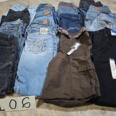 Variety of men's and women's jeans