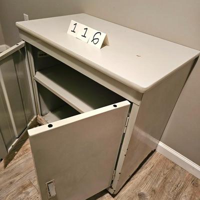 Sturdy metal cabinet
