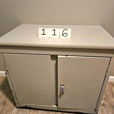 Sturdy metal cabinet