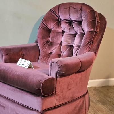 Burgundy chair
