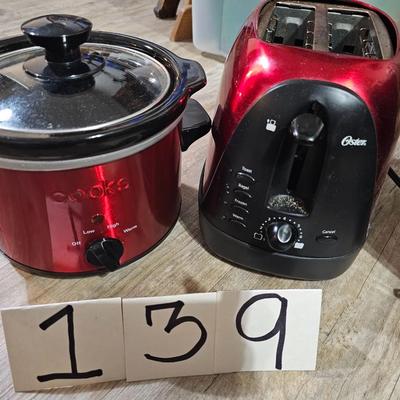 Oster toaster, Cooks mini crock pot