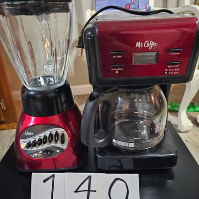 Mr. Coffee and Oster blender