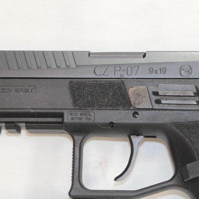 CZ P -07 Compact 9 x 19 mm Pistol (new). $350 to $600.