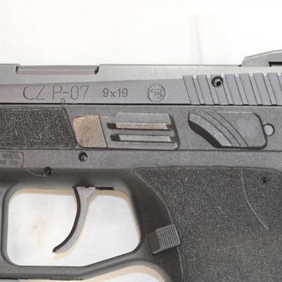 CZ P -07 Compact 9 x 19 mm Pistol (new). $350 to $600.
