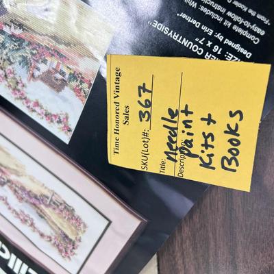 Needlepoint Pictures, Kits, books, thread, Canvas