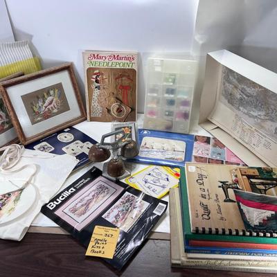 Needlepoint Pictures, Kits, books, thread, Canvas