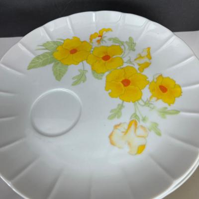 Flower tea china set