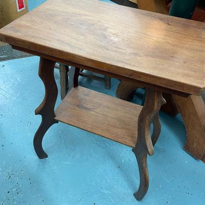 Antique Wood Side Table